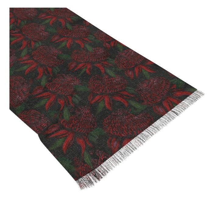 Australian Waratah N.S.W. Light Scarf