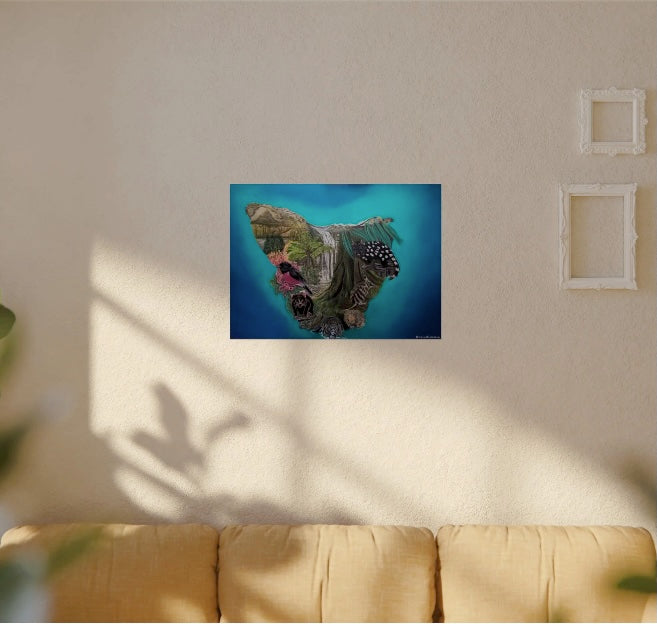 Soft pastel Tasmania Poster