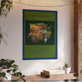 Textured Watercolour Australia New South Wales 2 Poster — Matte Australia State of N.S.W. Flora and fauna Art Print